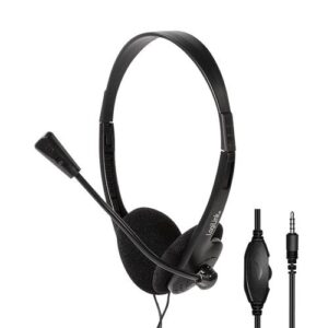 LogiLink® HS0055 Stereo Headset mit Mic. 1x3,5" Stecker,Vol.Contr. - 1.8m