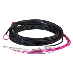MegaF LWL Trunkkabel, U-DQ(ZN)BH 4G 50/125µ, OM4, 4x LC  4x LC - 130m