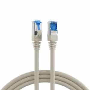 MegaD Cat. 6A Patchkabel S/FTP, RJ45 STP  RJ45 STP, Kupfer, PVC, UL zert., grau - 2m