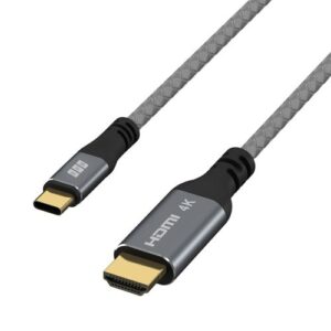 USB-C™- HDMI Adapterkabel 4k30Hz, USB-C Stecker  HDMI Typ A Stecker, space-grau, 1.80m