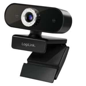 LogiLink® UA0371 Pro Full HD USB Webcam, 3megapixel, 1920x1080, manueller Fokus, 1.45m