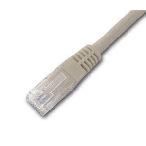 MegaD Cat. 6 5Gbit Patchkabel U/UTP, RJ45 UTP  RJ45 UTP, 250MHz, CCA, PVC, grau - 1m