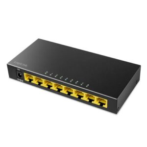 LogiLink® NS0111 GigaBit Desktop Switch, 8x 1000/100/10TX, Metallgehäuse