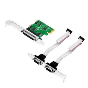 LogiLink® PC0033 Multi-I/O PCIe Karte, 2x DB9 Stecker COM seriell, 1x DB25 Buchse LPT parallel