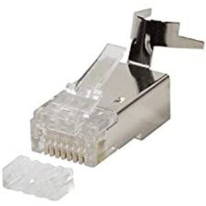 LogiLink® MP0033 Cat. 8.1 + Cat. 6A STP Datenstecker, ohne Tülle, 50 Stück Set