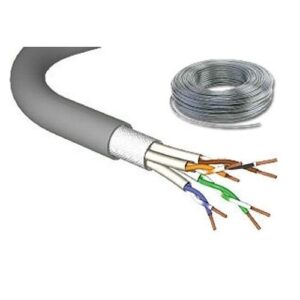 MegaD Premium 10Gbit Cat. 7 Patchkabel 1000MHz, S/FTP, 4x2xAWG26/7, Kupfer, LSZH, grau - 100m