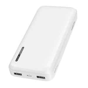 LogiLink® PA0323W Powerbank 20.000mAh, 2 x USB A, 1 x USB Typ-C - weiß