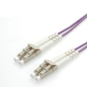 MegaF LWL Duplex Patchkabel, OM4, I-VH2G 50/125µ, 2x LC  2x LC - 2m