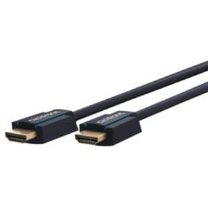 CLICKTRONIC Premium High-Speed-HDMI™ Kabel, UHD, 4K@60Hz, 2x HDMI Stecker Typ A, vergoldet - 2m