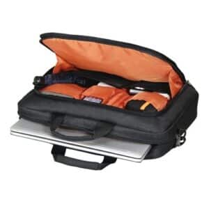 EVERKI Advance Notebook Tasche, Notebooks bis 17.3" (41.5 x 30.5 cm), schwarz-orange