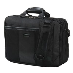 EVERKI Versa Premium Notebook Tasche, Notebooks bis 17.3" (46 x 34 cm), schwarz-orange