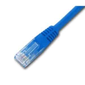 MegaD Cat. 6 5Gbit Patchkabel U/UTP, RJ45 UTP  RJ45 UTP, 250MHz, CCA, PVC, blau - 3m