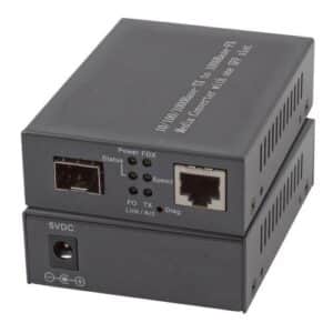 Media Gigabit converter für SFP Module Multimode / Singlemode auf  RJ45 10GB/s