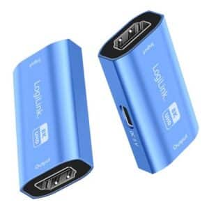 HDMI 2.1 Ultra-HD 8K Repeater (8K@60Hz) bis zu 20m, 3D, HDCP 2.3, 2x HDMI19 Typ A Buchsen