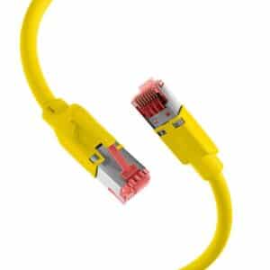 GigaPlus 10Gbit HQ Patchkabel, S/FTP, UC900, Hirose TM21 STP, RJ45  RJ45, Kupfer, LSZH, gelb - 25m