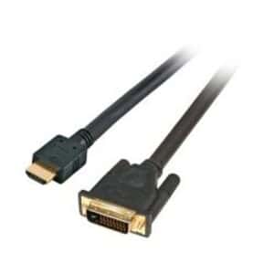 HDMI / DVI Anschlusskabel, Full HD, HDMI19 Typ A Stecker  DVI-D Stecker - 2m