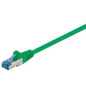 MegaD Cat. 6A 10Gbit Patchkabel 500MHz S/FTP, RJ45 STP  RJ45 STP, Kupfer, LSZH, grün - 1m