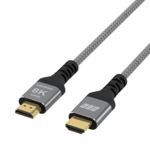 HDMI Kabel, Ultra HighSpeed, Premium zert., 8K@60Hz, HDMI19 Typ A Stecker  Stecker, space-grau - 5m