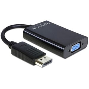 DisplayPort / VGA Adapterkabel, DisplayPort Stecker  VGA DBHD15 Buchse - 0.15m
