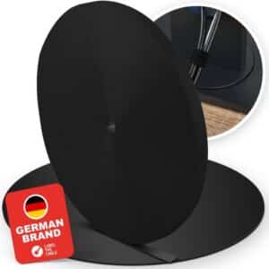 LTC Roll PRO1210, 25m doppelseitige Klettbandrolle in Velour Qualität, schwarz
