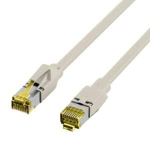 EFB 10Gbit HQ Patchkabel, S/FTP, UC900, Hirose TM31 STP, RJ45  RJ45, PoE, Kupfer, LSZH, grau - 12m